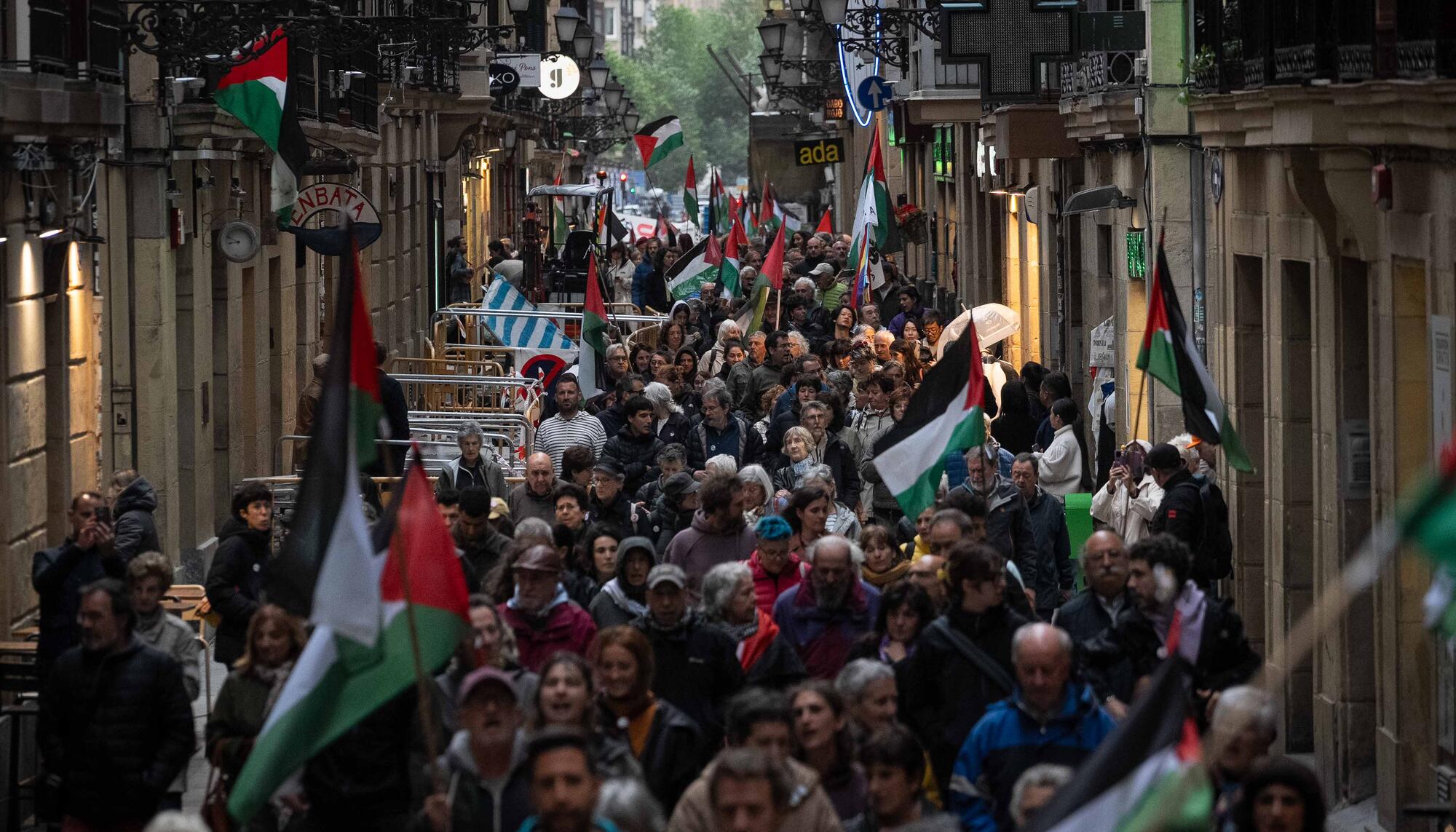 Fotos Palestina manifestación Nakba Donostia - 5